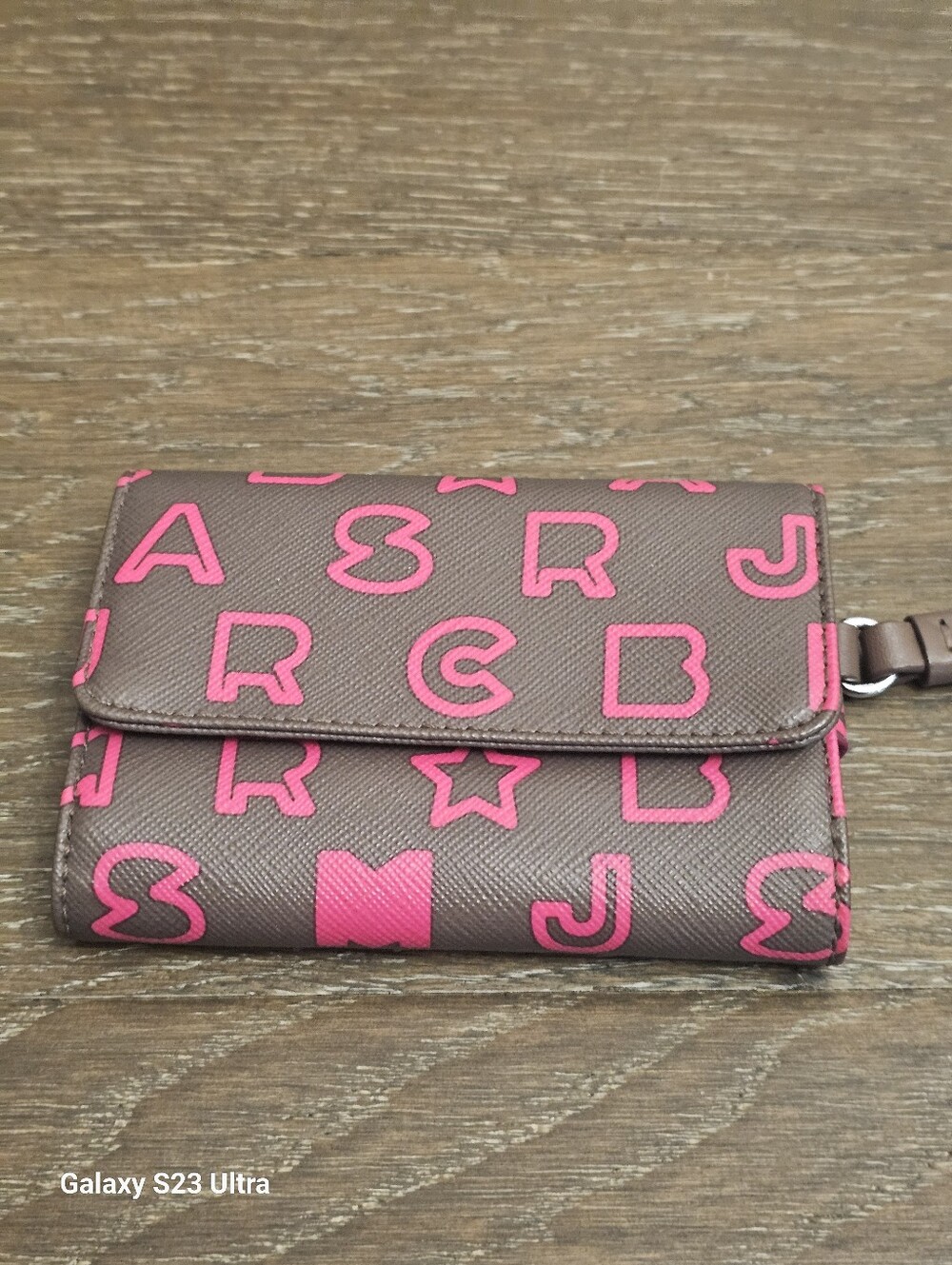 Marc By Marc Jacobs Pink and Brown Small Wallet